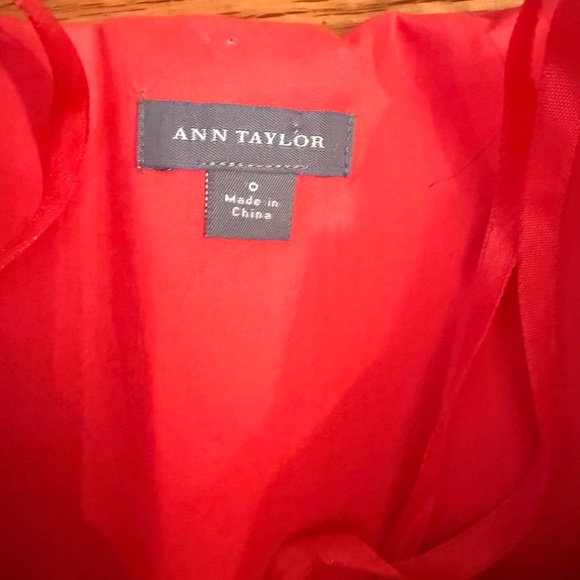 Ann Taylor Strapless Pink Floral Dress - Picture 3 of 7